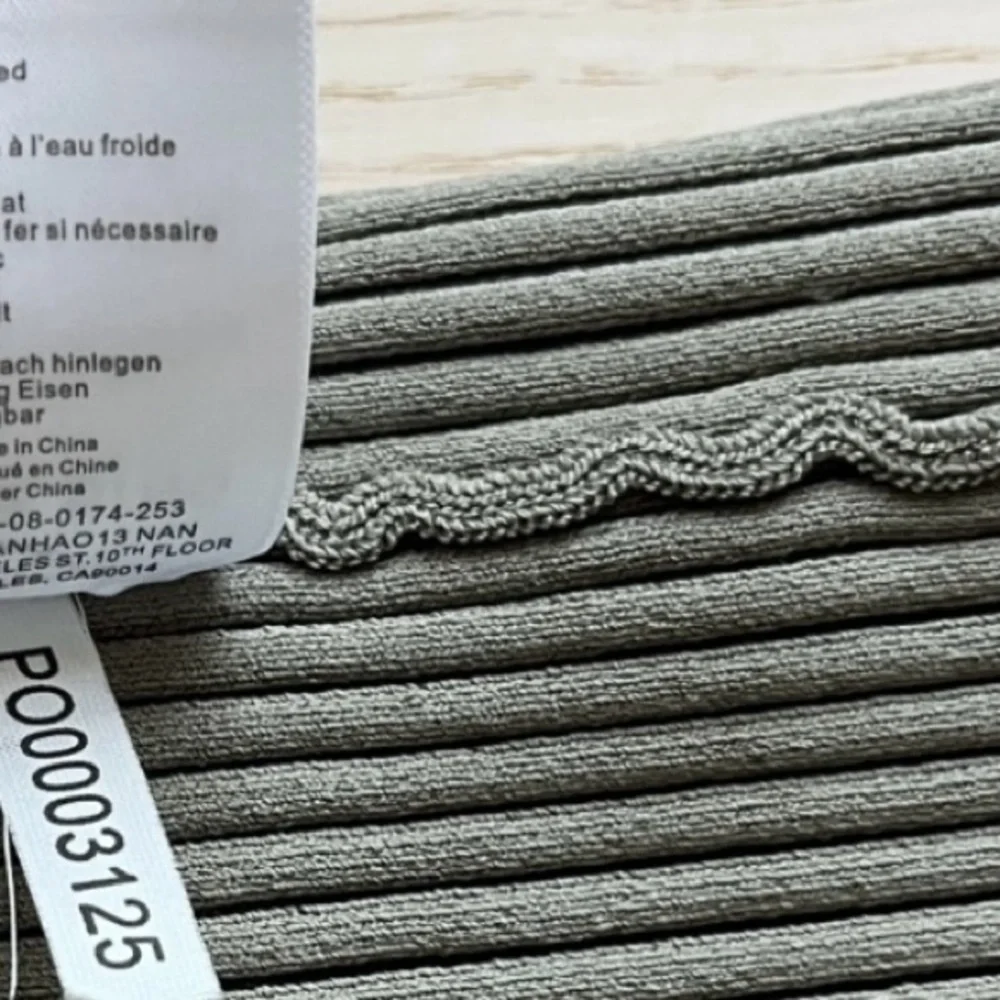 Anine Bing Ribbed Knit Tank in Sage - Picture 5 of 6